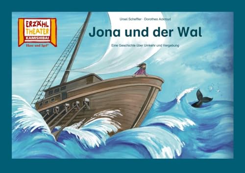 Kamishibai: Jona und der Wal: 6 Bildkarten für das Erzähltheater von Hase und Igel Verlag GmbH