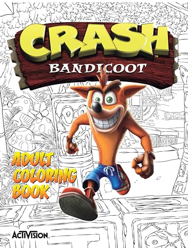 Crash Bandicoot Adult Coloring Book von Blizzard
