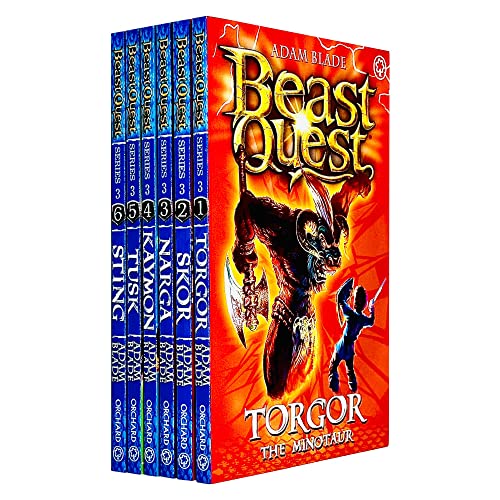 Beast Quest Box Set Series 3 The Dark Realm 6 Books Collection Set (Books 13-18)
