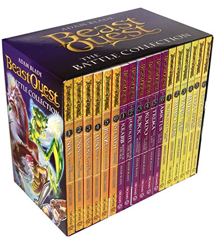 Beast Quest The Battle Collection 18 Books Box Set (Series 4 - 6) by Adam Blade