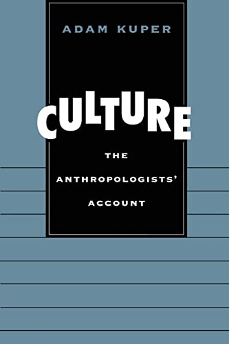 Culture: The Anthropologists' Account