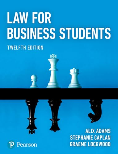 Law for Business Students von Prentice Hall