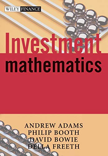Investment Mathematics (Wiley Finance Series)