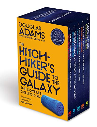 The Complete Hitchhiker's Guide to the Galaxy Boxset: Guide to the Galaxy / The Restaurant at the End of the Universe / Life, the Universe and ... and Thanks for all the Fish / Mostly Harmless The Complete Hitchhiker's Guide to the Galaxy Boxset: Guide to the Galaxy / The Restaurant at the End of the Universe / Life, the Universe and ... and Thanks for all the Fish / Mostly Harmless