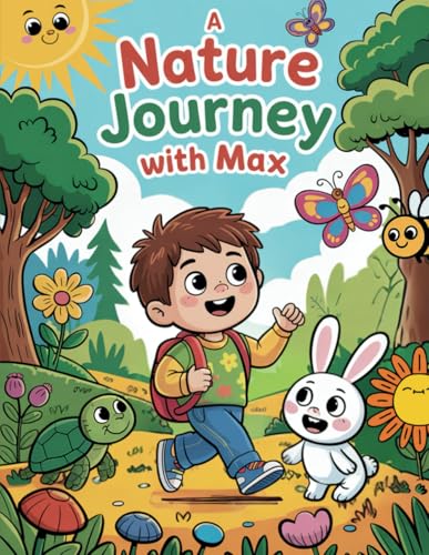 A Nature Journey with Max: A Mindfulness and Calming Coloring Book for Kids with Forest Animals, Gentle Lessons about Calm and Emotions, and a Guided Storyline von Independently published