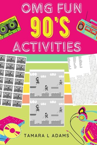 OMG Fun 90s Activities: Activity book for adults with 50 90s themed games and puzzles von Independently published