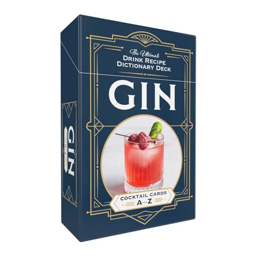 Gin Cocktail Cards A–Z: The Ultimate Drink Recipe Dictionary Deck (Cocktail Recipe Deck) von Adams Media