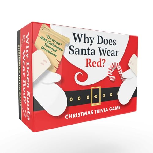 Why Does Santa Wear Red? Christmas Trivia Game: "Unwrap" 400 Christmas-Themed Questions von Adams Media