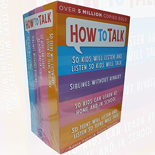 How to Talk So Kids and Teens Collection Adele Faber & Elaine Mazlish 4 Books Bundle set