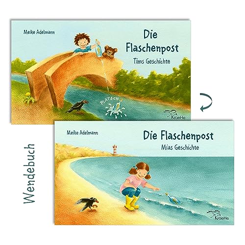 Die Flaschenpost: Ein spannendes Wende-Bilderbuch zum Vorlesen, Mitlesen und Selberlesen für Jungen und Mädchen von 3 bis 7 Jahren. Die Flaschenpost: Ein spannendes Wende-Bilderbuch zum Vorlesen, Mitlesen und Selberlesen für Jungen und Mädchen von 3 bis 7 Jahren.