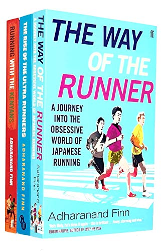 Adharanand Finn 3 Books Collection Set (Way of the Runner, Running with the Kenyans, Rise of the Ultra Runners)