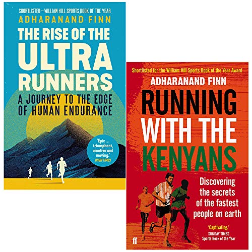 The Rise of the Ultra Runners & Running with the Kenyans By Adharanand Finn 2 Books Collection Set