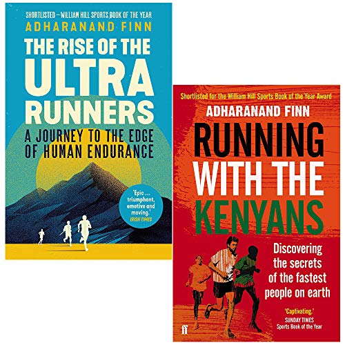 The Rise of the Ultra Runners & Running with the Kenyans By Adharanand Finn 2 Books Collection Set