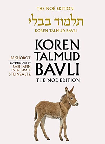 Koren Talmud Bavli, Noe Edition, Vol 39: Bekhorot, Hebrew/English, Large, Color (Koren Talmud Bavli: Bekorot, English) Koren Talmud Bavli, Noe Edition, Vol 39: Bekhorot, Hebrew/English, Large, Color (Koren Talmud Bavli: Bekorot, English)