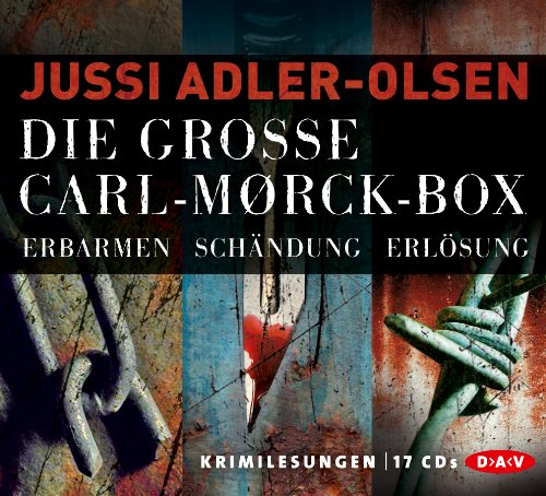 Die große Carl-Mørck-Box (17 CDs), 3 Teile: 1. Erbarmen + 2. Schändung + 3. Erlösung
