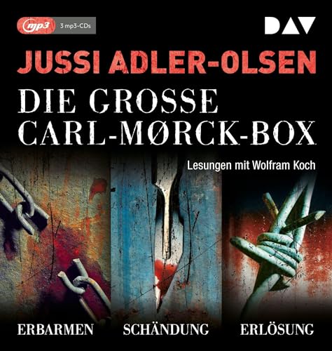 Die große Carl-Mørck-Box 1: Lesungen mit Wolfram Koch (3 mp3-CDs) (Carl-Mørck-Reihe)