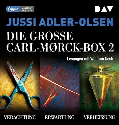 Die große Carl-Mørck-Box 2: Ungekürzte Lesungen mit Wolfram Koch (6 mp3-CDs) (Carl-Mørck-Reihe) von Audio Verlag Der GmbH