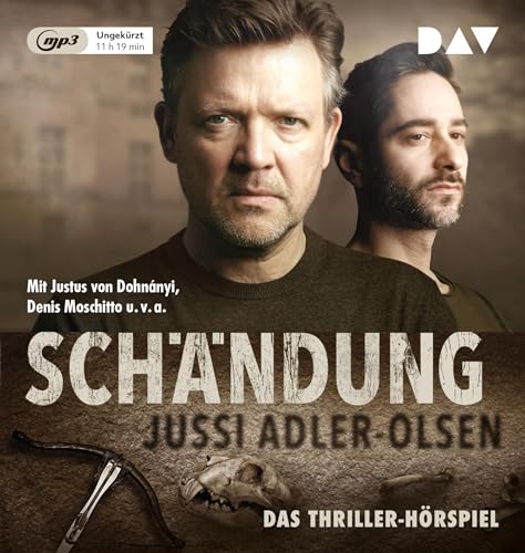 Schändung – Carl Mørck, Sonderdezernat Q, Fall 2: Ungekürztes Hörspiel mit Justus von Dohnányi, Denis Moschitto, Erich Räuker u.v.a. (1 mp3-CD) (Carl-Mørck-Reihe - die Hörspiele)