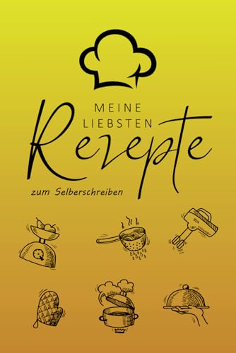 Rezeptbuch zum Selberschreiben: DIY Kochbuch - Meine liebsten Rezepte, Kochbuch selbst schreiben mit Platz für 100 Rezepte in A5 von Adomee Verlag
