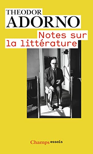 Notes sur la littérature Notes sur la littérature