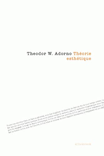 Theorie Esthetique (Collection D'esthetique, 50, Band 50) von Klincksieck