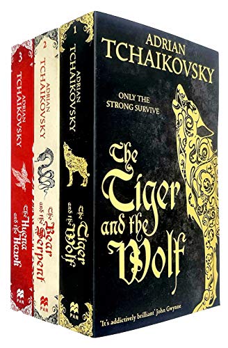 Echoes of the Fall Series 3 Books Collection Set By Adrian Tchaikovsky (The Tiger and the Wolf, The Bear and the Serpent, The Hyena and the Hawk)