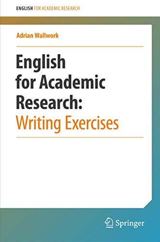 English for Academic Research: Writing Exercises: Writing Exercises von Springer