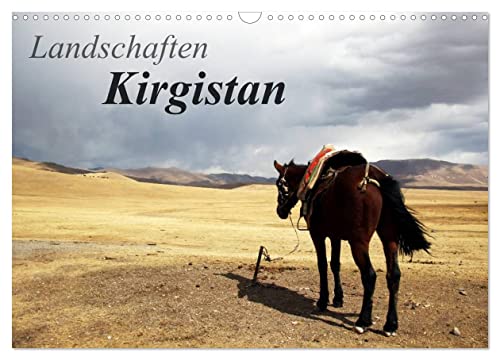 Landschaften Kirgistan (Wandkalender 2024 DIN A3 quer), CALVENDO Monatskalender von CALVENDO