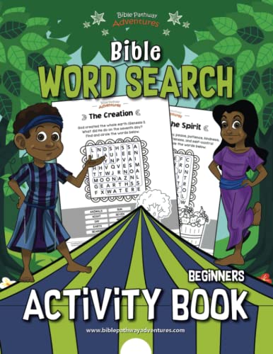 Bible Word Search Activity Book for Beginners: 100 Word Search Puzzles