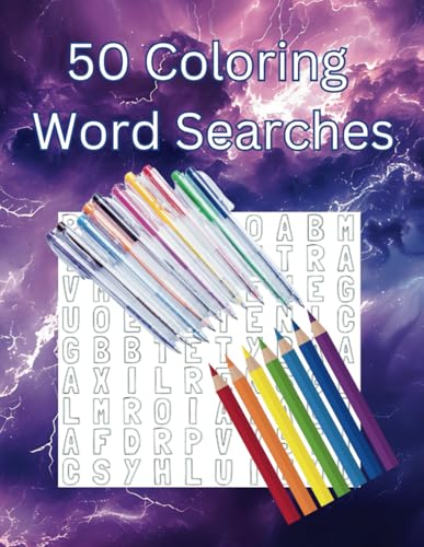 50 Coloring Word Searches: Single page, Single sided to prevent bleed through, adding a twist to this puzzle 50 Coloring Word Searches: Single page, Single sided to prevent bleed through, adding a twist to this puzzle von Independently published