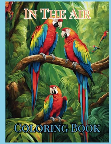 In The Air Coloring Book: Animals and Things You could see in the air. BOLD n EASY and DETAILED! von Independently published