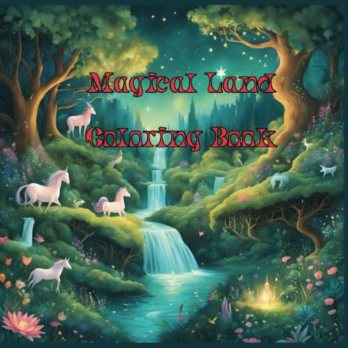 Magical Land Coloring Book: Some BOLD and easy, Some detailed with mythical creatures and full of magic Magical Land Coloring Book: Some BOLD and easy, Some detailed with mythical creatures and full of magic von Independently published