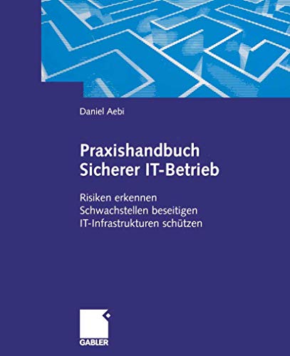 Praxishandbuch Sicherer IT-Betrieb: Risiken Erkennen Schwachstellen Beseitigen IT-Infrastrukturen Schützen (German Edition)