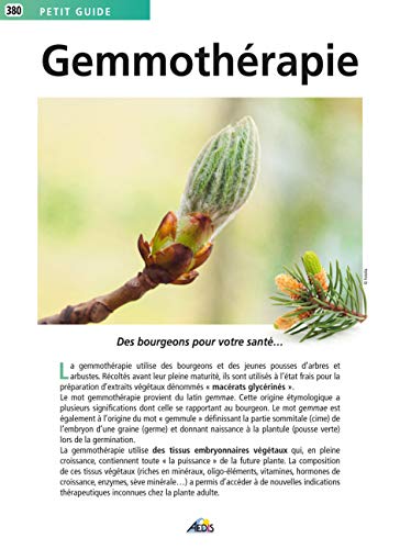PG380 - Gemmothérapie von Aedis