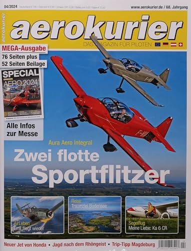 Aerokurier 4/2024 "Zwei flotte Sportflitzer"