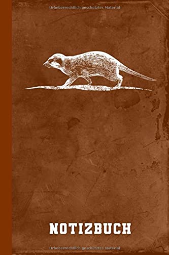 Notizbuch: Erdmännchen I Zootier I Afrikanische Savanne I Skizzenbuch I Schreibheft I Notizheft I 120 Seiten I Din- A5 Format I Kariert (Lustige Erdmännchen, Band 1)