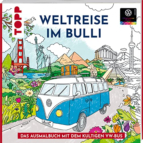 Colorful World - Weltreise im Bulli: Das offizielle Ausmalbuch mit dem kultigen VW-Bus Colorful World - Weltreise im Bulli: Das offizielle Ausmalbuch mit dem kultigen VW-Bus