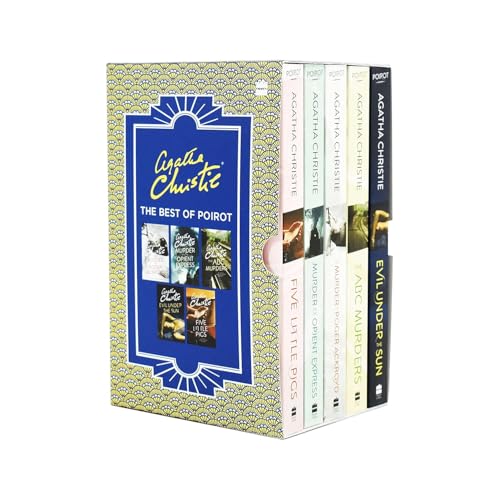 Agatha Christie The Best Of Poirot 5 Books Box Set Collection Pack