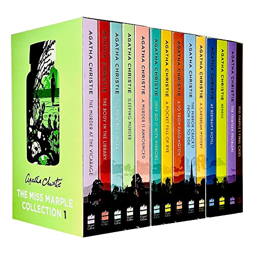 Miss Marple Complete Mysteries Series Books 1 - 14 Collection Set by Agatha Christie (The Murder at the Vicarage, At Bertram’s Hotel, Nemesis, Thirteen Problems & Miss Marple's Final Cases & MORE!)