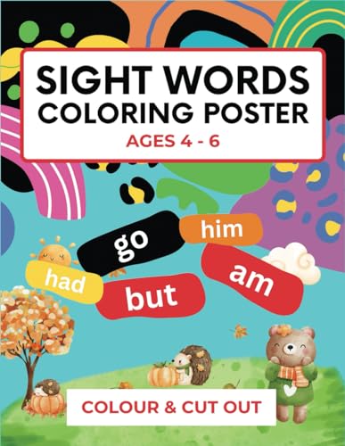 99 Sight Words Coloring Poster Book for Kids (Age 4 - 6): Embark on a Colorful Adventure to Learn and Play with Words! von Independently published