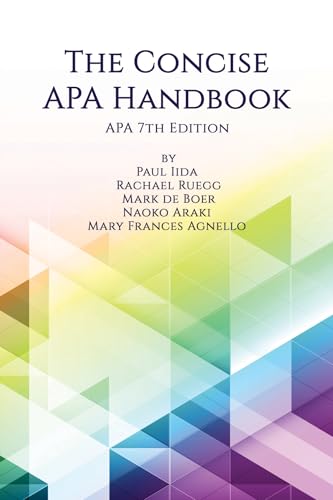 The Concise APA Handbook: APA 7th Edition (NA) von Information Age Publishing