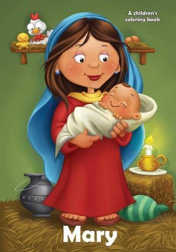 Mary: A story coloring book (Bible Coloring Books) von iCharacter.org