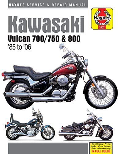 Kawasaki Vulcan 700/750/800 (85 - 06) (Haynes Service and Repair Manual, 2457, Band 2457)