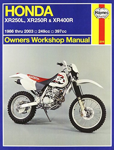 Honda XR250L,XR250R,& XR400R Owners Workshop Manual: 1986-2003: 1986 to 2003 (Haynes Manuals)