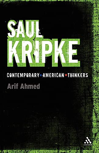 Saul Kripke (Continuum Contemporary American Thinkers) von Continuum