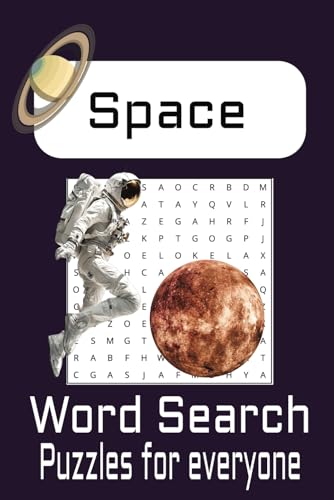 Space word search puzzle book: Covering a Wide Range of Topics from the universe, galaxies, planets ,space in general, and Other Areas | 6x9 inches,110 pages|50+ puzzles gift for those of all ages. von Independently published