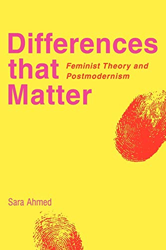 Differences that Matter: Feminist Theory and Postmodernism von Cambridge University Press
