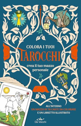 Colora i tuoi tarocchi. Crea il tuo mazzo personale. Ediz. a colori. Con 78 Carte (Astrologia) von De Vecchi