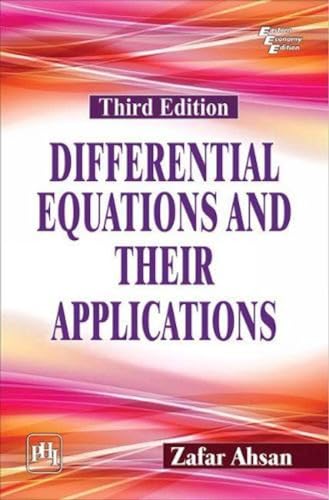 Differential Equations and Their Appilcations