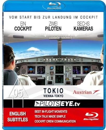 PilotsEYE.tv - TOKIO - Blu-ray: VIENNA - TOKYO B777 / Cockpitflight Austrian B777-SZ9ER / Full HD 1080/50i MPEG2